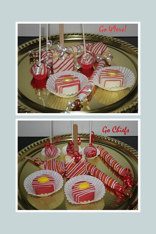 SUPER BOWL PARTY TABLE TREAT BUNDLES - CANDY BUFFET-Pick Your Team! Chiefs, 49ers